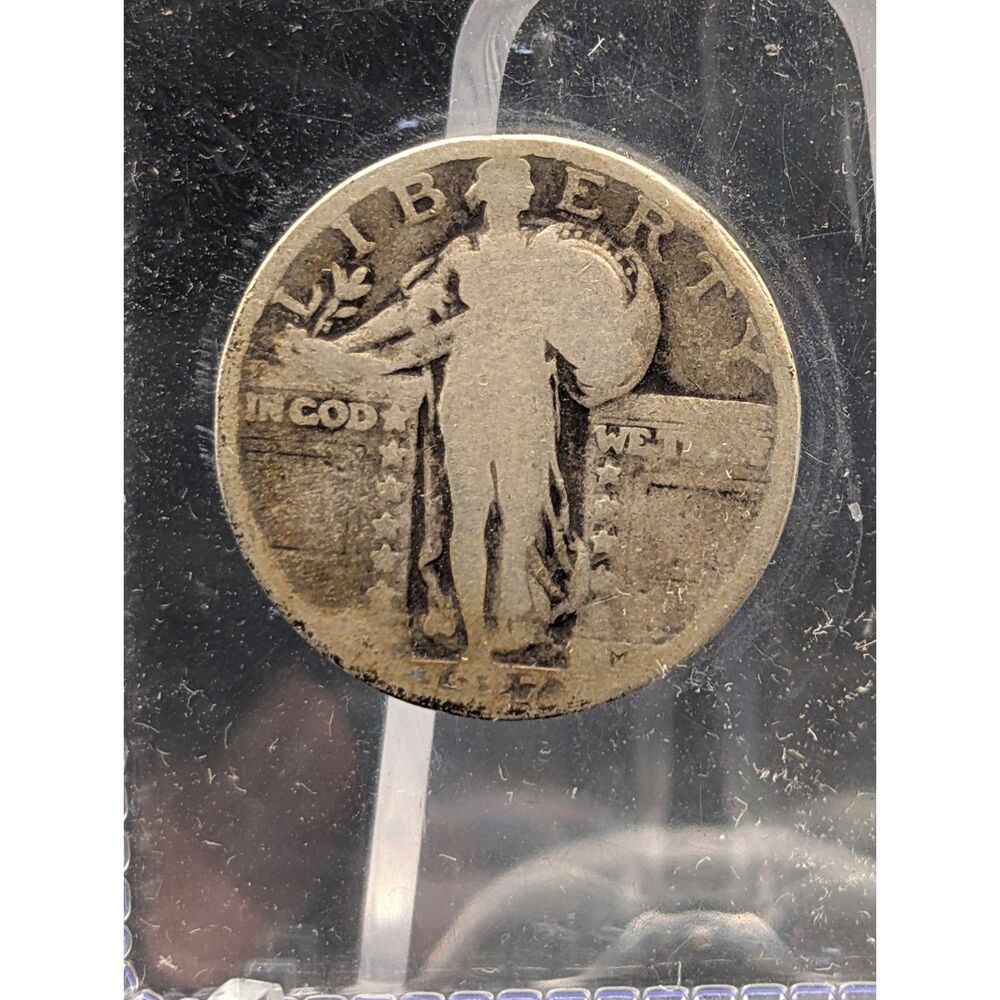 1927 Standing Liberty Silver Quarter Vintage US Type Coinage